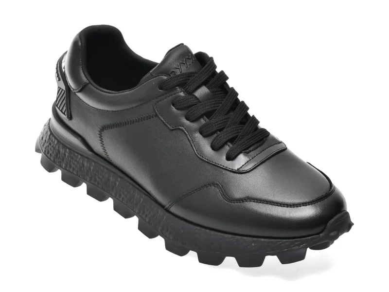 Pantofi sport GRYXX negri, 690072, din piele naturala