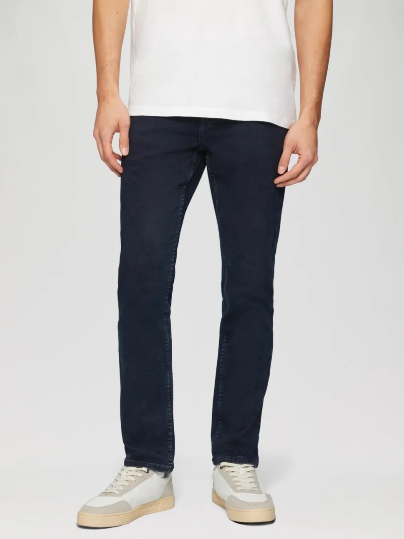 Blugi barbati Nelio, cu talie medie, croiala Slim Fit, Slim Leg, Indigo (SELECTATI MARIMEA: 36, SELECTATI LUNGIMEA: 32)