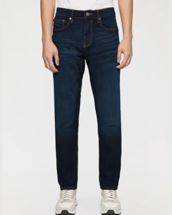 Blugi barbati Nelio, cu talie medie si croiala Slim Fit, Slim Leg, Bleumarin inchis (SELECTATI MARIMEA: 29, SELECTATI LUNGIMEA: 32)