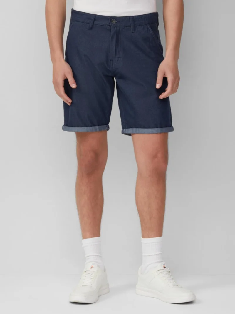 Q/S by s.Oliver Pantaloni scurti barbati chino, Jhon cu croiala Regular fit si talie medie, Indigo (SELECTATI MARIMEA: 29)