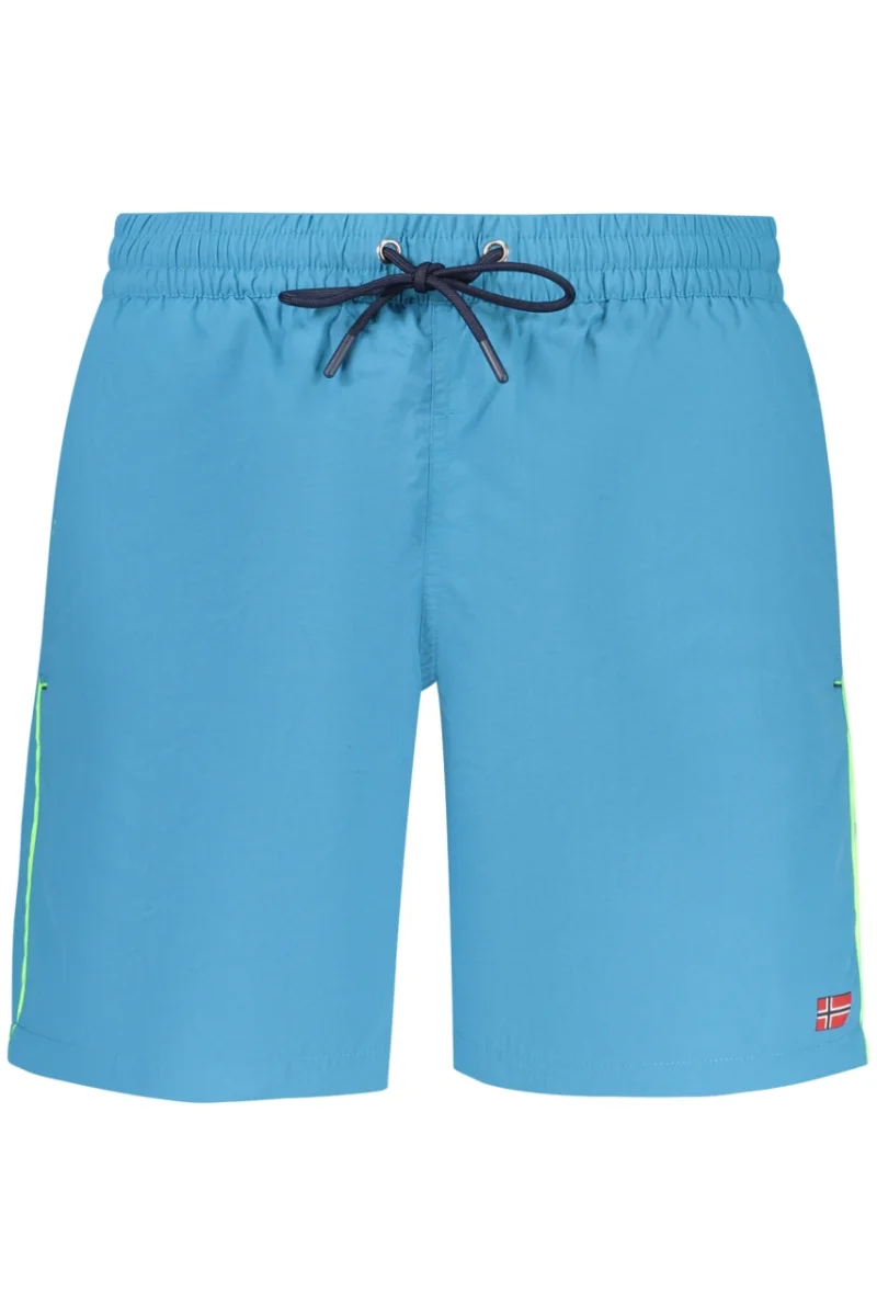 Norway Pantaloni scurti de baie barbati simplii cu logo, albastru (SELECTATI MARIMEA: 2XL)