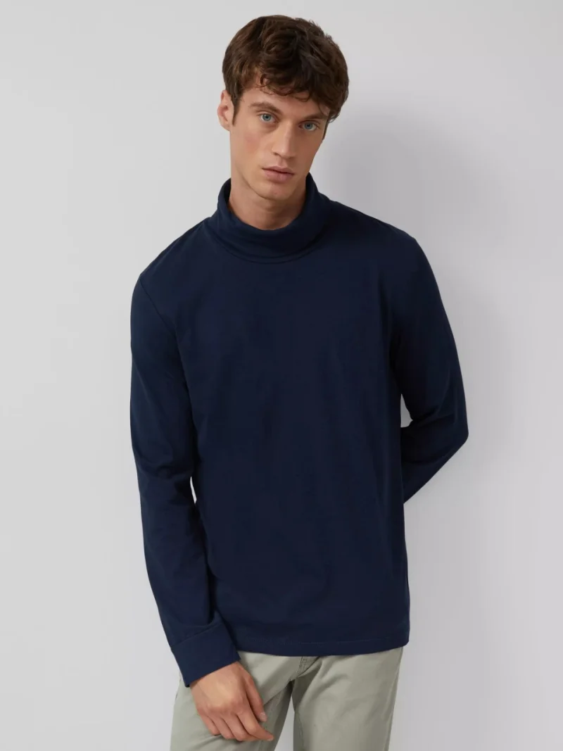 s.Oliver Bluza barbati, cu guler si croiala Regular Fit, Bleumarin inchis (SELECTATI MARIMEA: M)