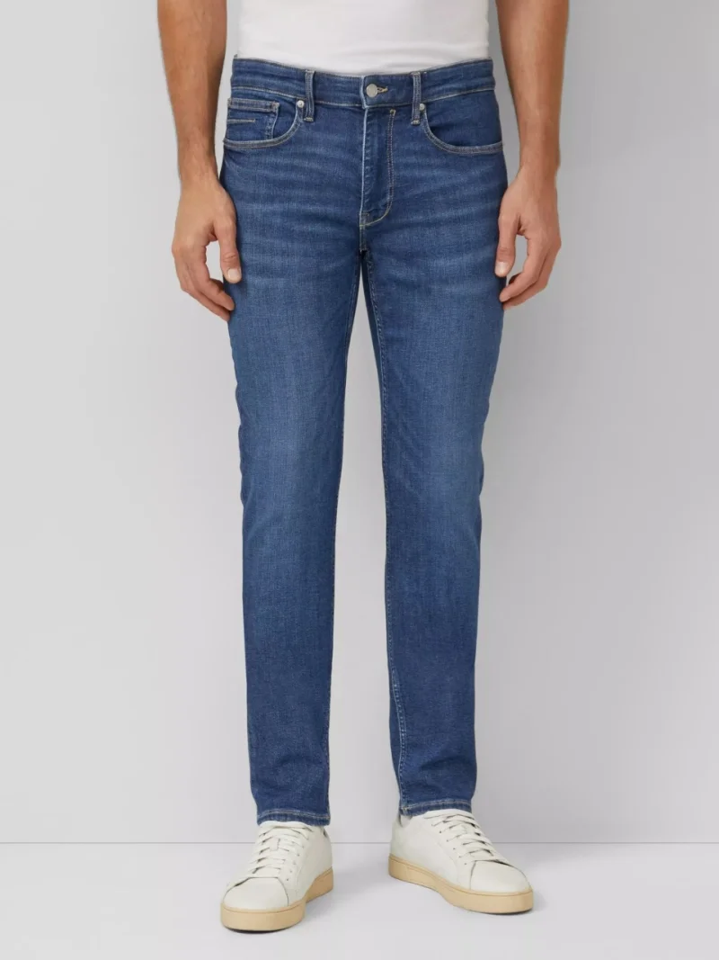 s.Oliver Blugi barbati Nelio, cu talie medie si croiala Slim fit, Albastru inchis (SELECTATI MARIMEA: 29, SELECTATI LUNGIMEA: 32)