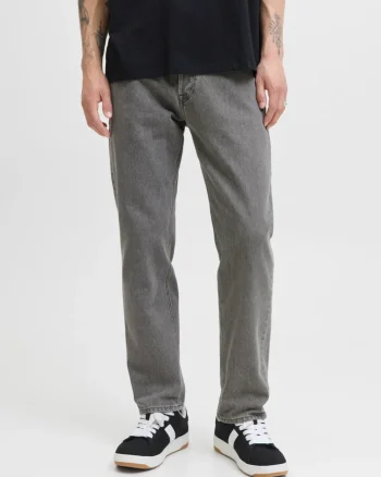 Jack & Jones Blugi barbati CHRIS, talie inalta, croiala Relaxed fit, Gri (SELECTATI MARIMEA: 28, SELECTATI LUNGIMEA: 32)