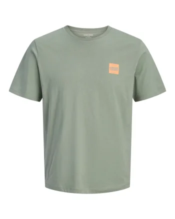 Jack & Jones, Tricou barbati cu guler rotund, JWHBRANDY, Olive (SELECTATI MARIMEA: M)