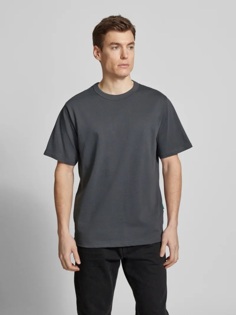 s.Oliver Tricou barbati cu croiala Regular fit, din bumbac, Gri inchis (SELECTATI MARIMEA: 2XL)