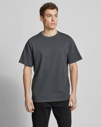 s.Oliver Tricou barbati cu croiala Regular fit, din bumbac, Gri inchis (SELECTATI MARIMEA: 2XL)