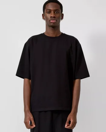 Q/S by s.Oliver Tricou barbati din jerseu, Loose Fit, Negru (SELECTATI MARIMEA: M)