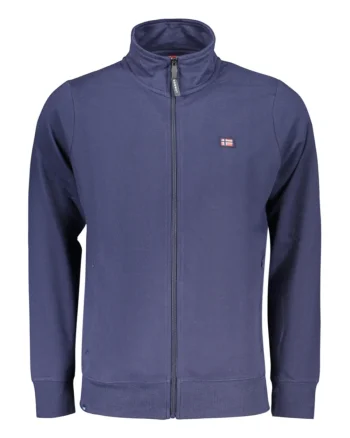 Norway Bluza subtire barbati, fara gluga cu fermoar, Bleumarin inchis (SELECTATI MARIMEA: S)