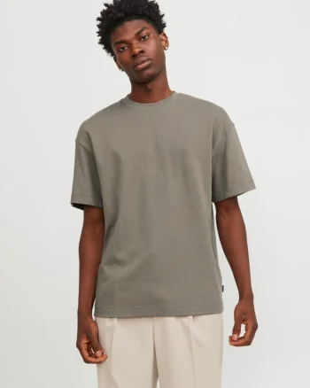 Jack & Jones Tricou barbati JJEURBAN EDGE TEE SS, Loose Fit, Olive (SELECTATI MARIMEA: S)