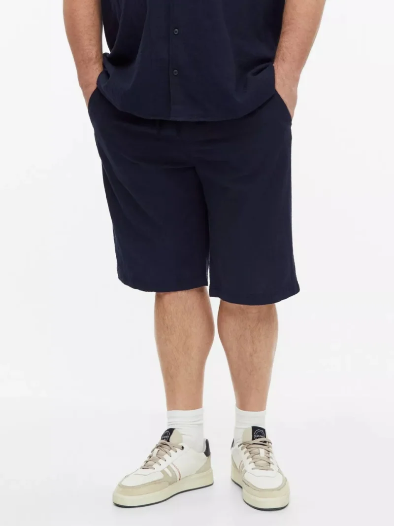 s.Oliver Big Sizes Pantaloni scurti barbati big sizes, Detroit, cu talie medie si croiala Regular Fit, Bleumarin inchis (SELECTATI MARIMEA: 2XL)
