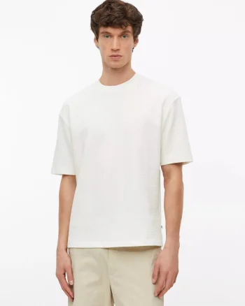 s.Oliver Tricou barbati la baza gatului din bumbac, Regular fit, Alb (SELECTATI MARIMEA: XL)