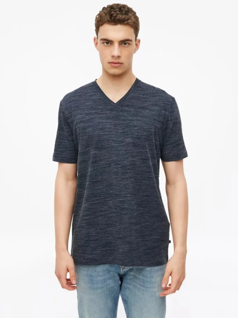 s.Oliver Tricou cu anchior, barbati, din amestec de bumbac, Regular fit, Bleumarin inchis (SELECTATI MARIMEA: S)