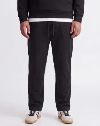 Jack & Jones Plus Pantaloni de trening barbati big sizes, cu talie medie, croiala Relaxed fit, JPSTKANE BRADLEY, Negru (SELECTATI MARIMEA: 42)