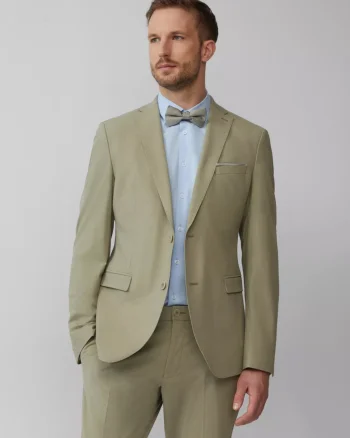 s.Oliver BLACK LABEL Sacou elegant barbati, Slim fit, Verde masliniu (SELECTATI MARIMEA: 44)