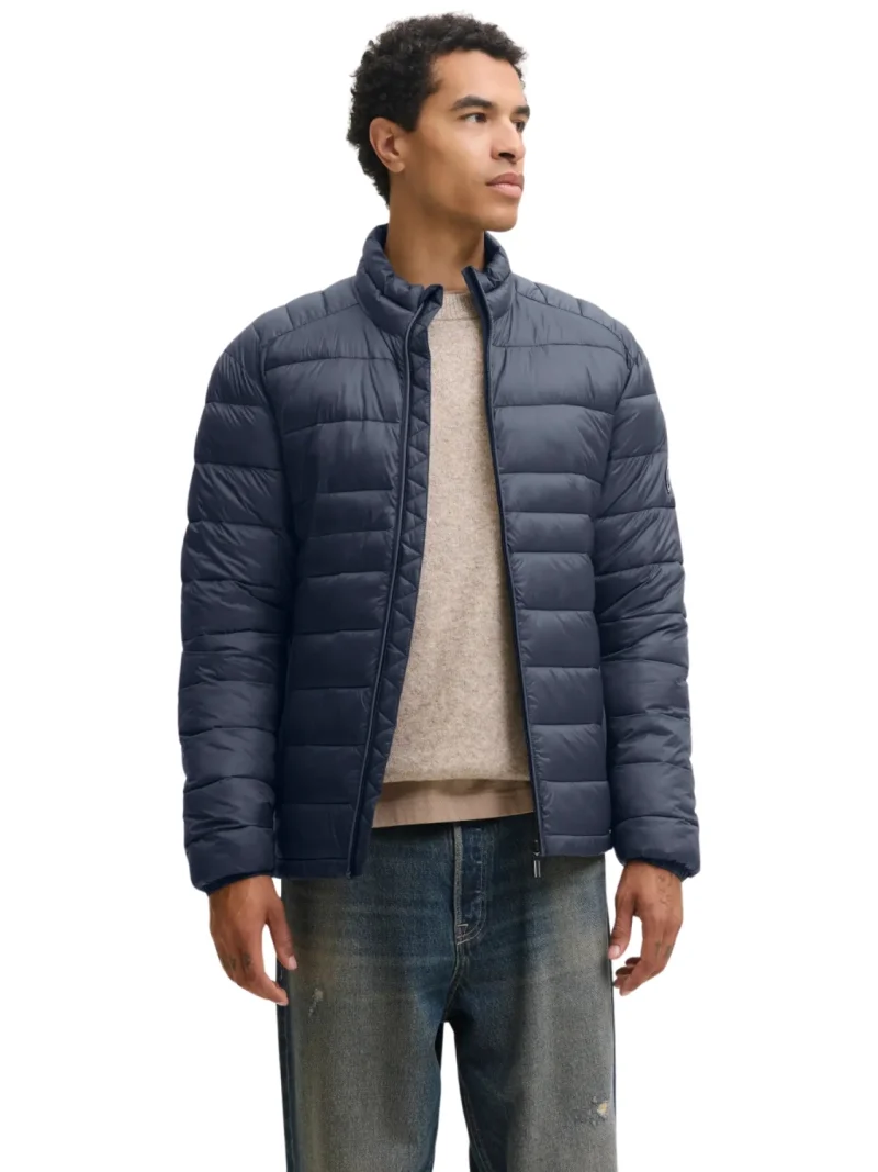 Jack & Jones Jacheta matlasata, barbati, fara gluga, Regular fit, JJEKINGSLEY, Bleumarin inchis (SELECTATI MARIMEA: S)