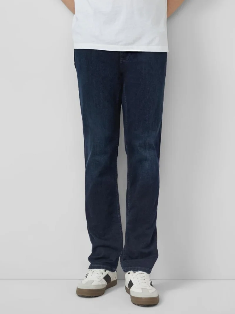 s.Oliver Blugi barbati Nelio cu talie medie, croiala Slim Fit, Slim Leg, Bleumarin inchis (SELECTATI MARIMEA: 29, SELECTATI LUNGIMEA: 32)