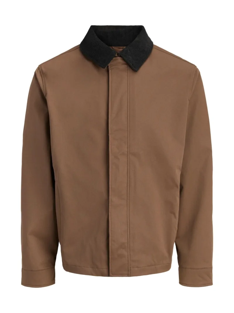 Jack & Jones Jacheta fara gluga, barbati, Regular fit, JJWOLF, Maro (SELECTATI MARIMEA: L)