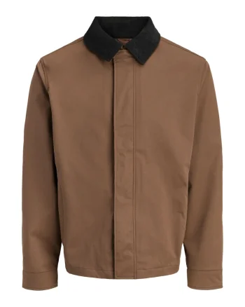 Jack & Jones Jacheta fara gluga, barbati, Regular fit, JJWOLF, Maro (SELECTATI MARIMEA: L)