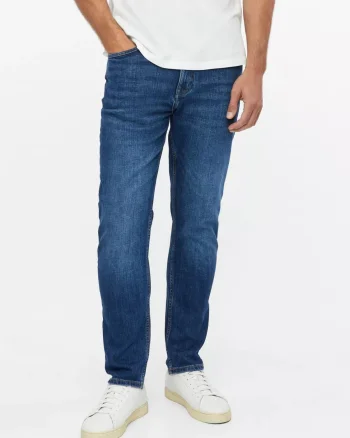 s.Oliver Blugi barbati Mauro, cu talie medie, Regular fit, Tapered leg, Albastru inchis (SELECTATI MARIMEA: 29, SELECTATI LUNGIMEA: 32)