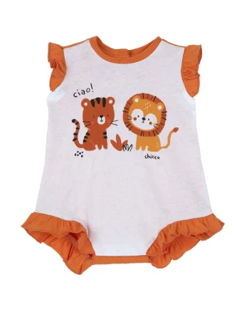 Salopeta bebe Chicco, galben cu model, 50961-64MFCI