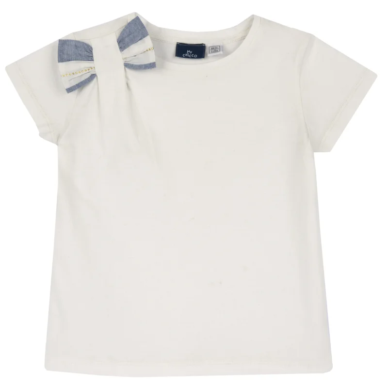 Tricou copii Chicco, Alb, 01851-64MC