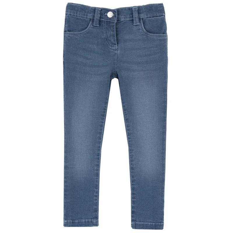 Pantaloni copii Chicco denim stretch, Albastru, 08788-64MC