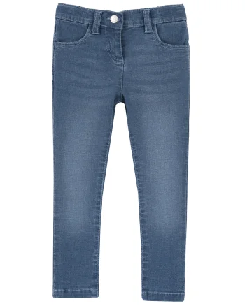 Pantaloni copii Chicco denim stretch, Albastru, 08788-64MC