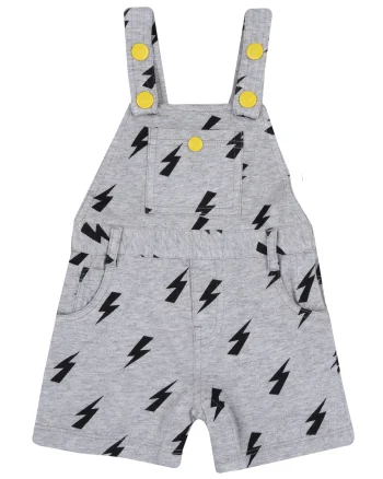 Salopeta bebelusi Chicco din jerse, bretele,  Gri, 45494-64MFCO