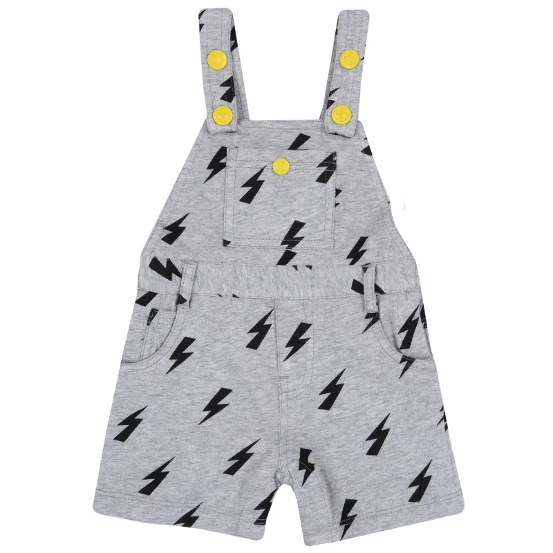 Salopeta bebelusi Chicco din jerse, bretele,  Gri, 45494-64MFCO