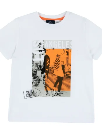 Tricou copii Chicco, Alb, 00161-64MC