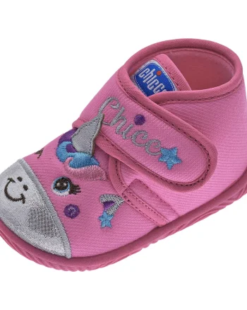 Pantofi de casa pentru copii Chicco Tetris, roz, 70054-65P