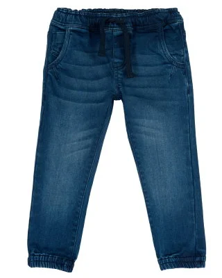 Pantaloni lungi copii Chicco denim, albastru inchis, 08884-65MC
