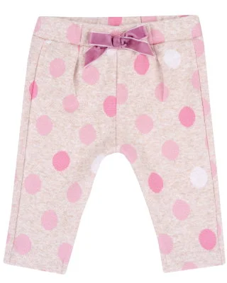 Pantaloni lungi copii Chicco, bej cu model, 08854-65MFCO