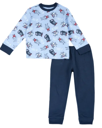 Pijama copii Chicco, albastru inchis, 31451-65MC