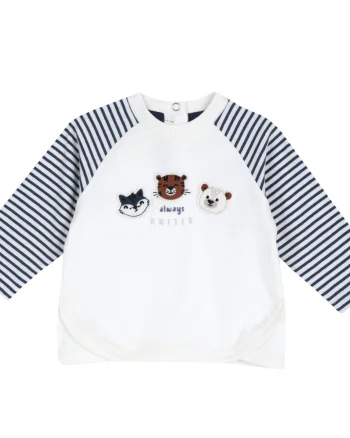 Bluza copii Chicco, Alb, 02931-65MFCO
