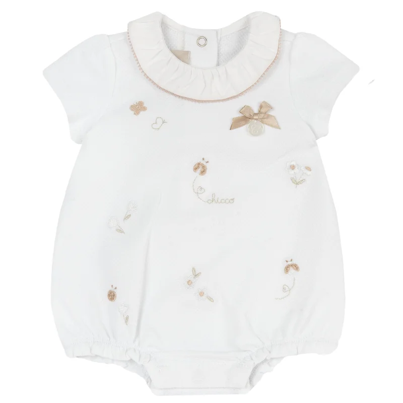 Salopeta bebe Chicco, pantaloni scurti, Alb 2, 50989-66MFCI