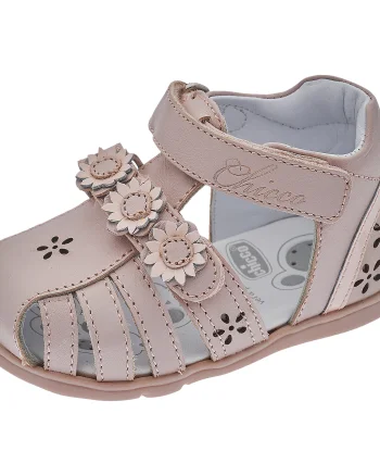 Sandale copii din piele Chicco Gazella, Roz, 71120-66P