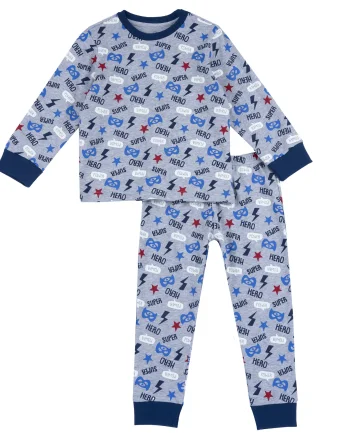 Pijama copii Chicco, gri deschis, 31493-67MC