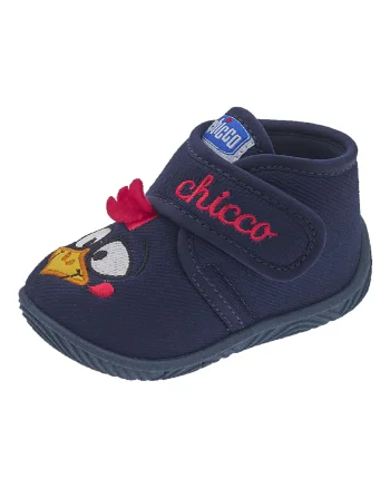 Pantofi de casa pentru copii, Chicco, albastru model, 72087-67P