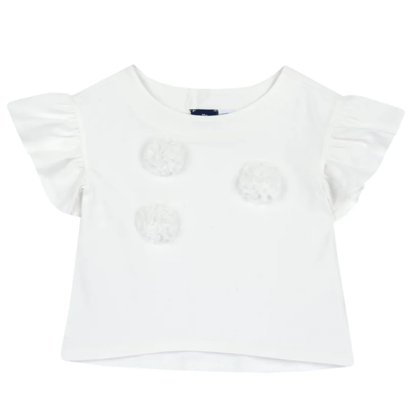 Tricou copii Chicco, alb, 11826-68MC