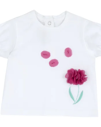 Tricou copii Chicco, crem, 11912-68MFCO