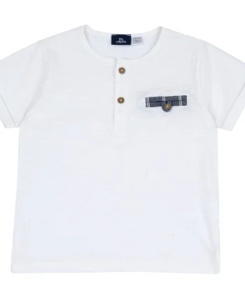 Tricou copii Chicco, alb, 07930-68MC