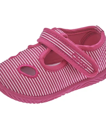 Pantofi de casa copii Chicco Tomos, alb cu flori, 61772-68P
