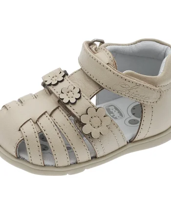 Sandale piele copii Chicco Gufin, bej, 73098-68P