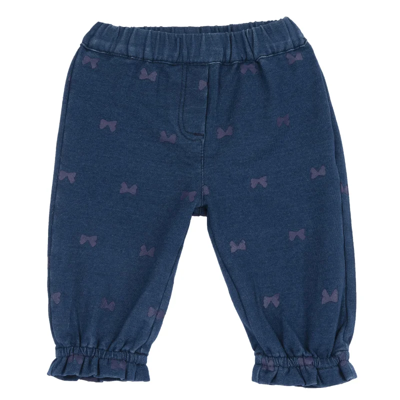 Pantaloni lungi copii Chicco, Albastru, 00676-69MFCO