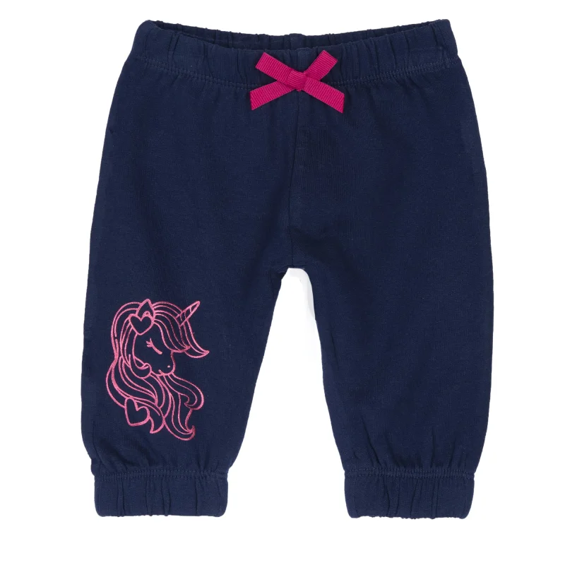 Pantaloni de trening Chicco pentru bebe, Albastru inchis, 00009-69MFCO
