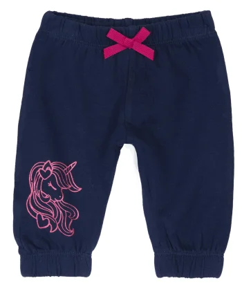 Pantaloni de trening Chicco pentru bebe, Albastru inchis, 00009-69MFCO