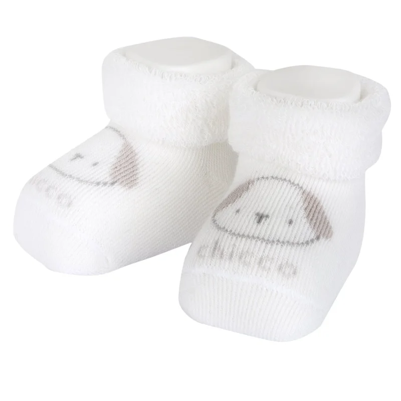 Botosei copii Chicco din frotir, alb, 00906-69MFCI