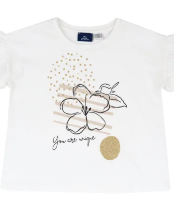 Tricou copii Chicco, alb, 05538-66MC